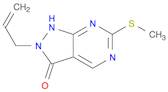 6-methylsulfanyl-2-prop-2-enyl-1H-pyrazolo[3,4-d]pyrimidin-3-one