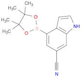 4-(4,4,5,5-Tetramethyl-1,3,2-dioxaborolan-2-yl)-1H-indole-6-carbonitrile