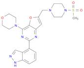 2-(1H-Indazol-4-yl)-6-[(4-methylsulfonylpiperazin-1-yl)methyl]-4-[morpholin-4-yl]furo[3,2-d]pyrimi…