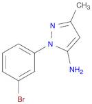 1-(3-Bromophenyl)-3-methyl-1H-pyrazol-5-amine