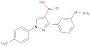 3-(3-Methoxyphenyl)-1-(4-methylphenyl)-1h-pyrazole-4-carboxylic acid