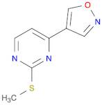 4-(Isoxazol-4-yl)-2-(methylthio)pyrimidine