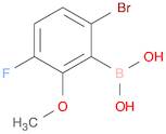 (6-bromo-3-fluoro-2-methoxyphenyl)boronic acid