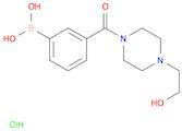 3-(4-(2-Hydroxyethyl)piperazine-1-carbonyl)phenylboronic acid, HCl