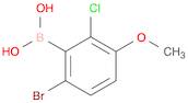 6-Bromo-2-chloro-3-methoxyphenylboronic acid