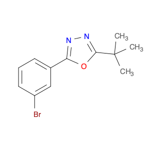 1,3,4-Oxadiazole,2-(3-bromophenyl)-5-(1,1-dimethylethyl)-