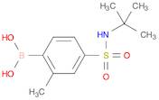 [4-(tert-butylsulfamoyl)-2-methylphenyl]boronic acid