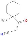 3-(1-methylcyclohexyl)-3-oxopropanenitrile