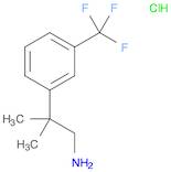 2-Methyl-2-(3-trifluoromethylphenyl)propylamine HCl