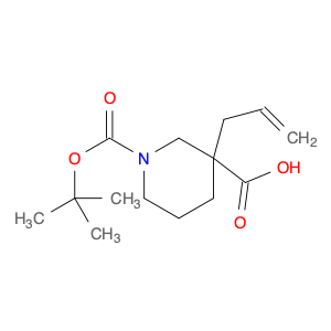 1-[(2-methylpropan-2-yl)oxycarbonyl]-3-prop-2-enylpiperidine-3-carboxylic acid