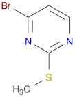 Pyrimidine, 4-bromo-2-(methylthio)-