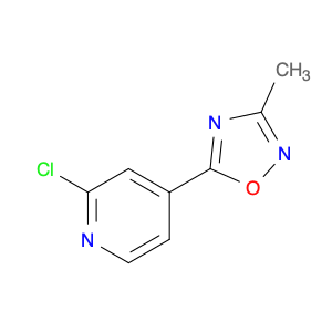 2-CHLORO-4-(3-METHYL-1,2,4-OXADIAZOL-5-YL)PYRIDINE