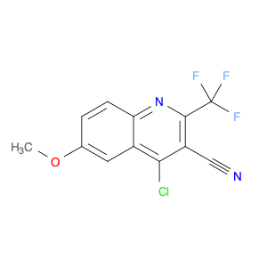 4-chloro-6-methoxy-2-(trifluoromethyl)quinoline-3-carbonitrile