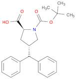 (2S,4S)-4-Benzhydryl-1-(tert-butoxycarbonyl)pyrrolidine-2-carboxylic acid