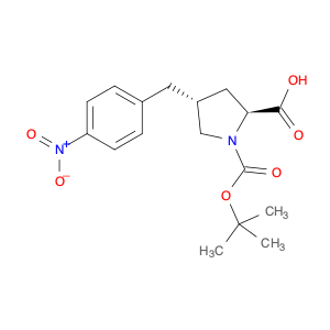 (2S,4R)-1-(tert-Butoxycarbonyl)-4-(4-nitrobenzyl)pyrrolidine-2-carboxylic acid