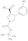 (3R,4S)-1-(tert-Butoxycarbonyl)-4-(3-hydroxyphenyl)pyrrolidine-3-carboxylic acid