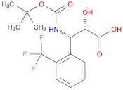 (2S,3S)-3-((tert-Butoxycarbonyl)amino)-2-hydroxy-3-(2-(trifluoromethyl)phenyl)propanoic acid