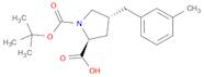 (2S,4R)-1-(tert-Butoxycarbonyl)-4-(3-methylbenzyl)pyrrolidine-2-carboxylic acid