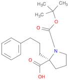 (S)-1-(tert-Butoxycarbonyl)-2-(3-phenylpropyl)pyrrolidine-2-carboxylic acid