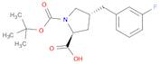 (2S,4R)-1-(tert-Butoxycarbonyl)-4-(3-fluorobenzyl)pyrrolidine-2-carboxylic acid