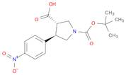 BOC-(TRANS)-4-(4-NITRO-PHENYL)-PYRROLIDINE-3-CARBOXYLIC ACID