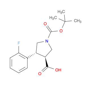 Boc-(+/-)-trans-4-(2-fluoro-phenyl)-pyrrolidine-3-carboxylic acid