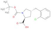 (2S,4R)-1-(tert-Butoxycarbonyl)-4-(2-chlorobenzyl)pyrrolidine-2-carboxylic acid