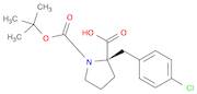 (R)-1-(tert-Butoxycarbonyl)-2-(4-chlorobenzyl)pyrrolidine-2-carboxylic acid