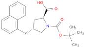 (2S,4R)-1-(tert-Butoxycarbonyl)-4-(naphthalen-1-ylmethyl)pyrrolidine-2-carboxylic acid