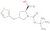 (2S,4R)-1-(tert-Butoxycarbonyl)-4-(thiophen-3-ylmethyl)pyrrolidine-2-carboxylic acid