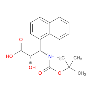 (2S,3S)-3-((tert-Butoxycarbonyl)amino)-2-hydroxy-3-(naphthalen-1-yl)propanoic acid