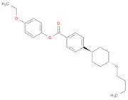 Benzoic acid, 4-(4-pentylcyclohexyl)-, 4-ethoxyphenyl ester, trans-