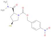 1-Pyrrolidinecarboxylic acid, 2-[(dimethylamino)carbonyl]-4-mercapto-,(4-nitrophenyl)methyl este...