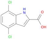 1H-Indole-2-carboxylic acid, 4,7-dichloro-