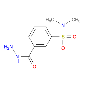 Benzoic acid, 3-[(dimethylamino)sulfonyl]-, hydrazide