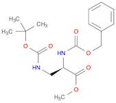 D-Alanine,3-[[(1,1-dimethylethoxy)carbonyl]amino]-N-[(phenylmethoxy)carbonyl]-,methyl ester