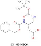 Butanoic acid,4-[[(1,1-dimethylethoxy)carbonyl]amino]-3-[[(phenylmethoxy)carbonyl]amino]-, (S)-