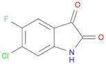 1H-Indole-2,3-dione, 6-chloro-5-fluoro-