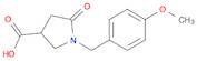 3-Pyrrolidinecarboxylic acid, 1-[(4-methoxyphenyl)methyl]-5-oxo-