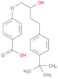 Benzoic acid, 4-[4-[4-(1,1-dimethylethyl)phenyl]-2-hydroxybutoxy]-