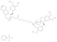 Isoquinolinium,2,2'-[1,5-pentanediylbis[oxy(3-oxo-3,1-propanediyl)]]bis[1-[(3,4-dimethoxyphenyl)me…