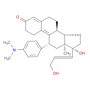 Estra-4,9-dien-3-one,11-[4-(dimethylamino)phenyl]-17-hydroxy-17-[(1Z)-3-hydroxy-1-propenyl]-, (11b…