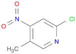 Pyridine, 2-chloro-5-methyl-4-nitro-