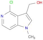 1H-Pyrrolo[3,2-c]pyridine-3-methanol, 4-chloro-1-methyl-