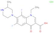 3-Quinolinecarboxylic acid,1-ethyl-6,8-difluoro-1,4-dihydro-7-(3-methyl-1-piperazinyl)-4-oxo-,mo...