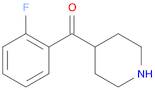 (2-Fluorophenyl)-4-piperidinyl-methanone