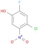 Phenol, 4-chloro-2-fluoro-5-nitro-