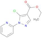 1H-Pyrazole-4-carboxylic acid, 5-chloro-1-(2-pyridinyl)-, ethyl ester