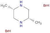 Piperazine, 2,5-dimethyl-, dihydrobromide, (2S-cis)-