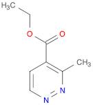 4-Pyridazinecarboxylic acid, 3-methyl-, ethyl ester